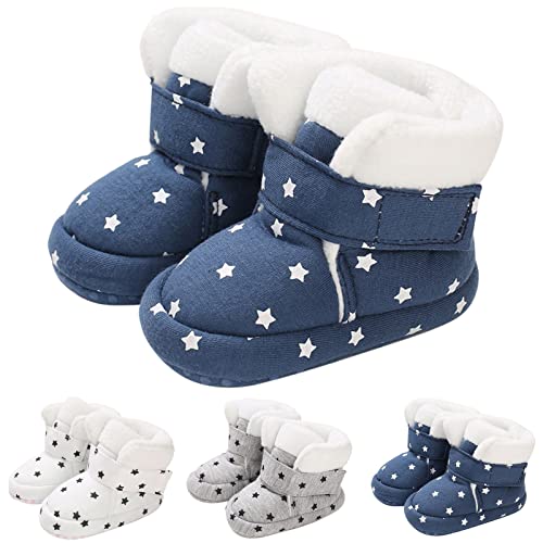 Baby Ankle Shoes Children Baby Boots Boys Girls Cotton Shoes High Top Cotton Wool Warm Flat Non Slip Hook Loop3