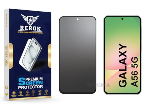 Image of Anti-Glare Matte Tempered Glass Screen Protector Compatible with Samsung Galaxy A56 5G [Pack of 1] | Anti-Fingerprint, Scratch Resistant, Case Friendly, Easy Installation Kit