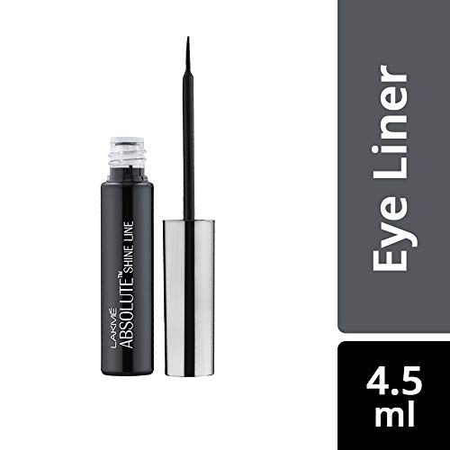 Image of Lakme Eyeconic Lash Curling Mascara, Black, 9ml and Lakme Absolute Shine Liquid Eye Liner, Black, 4.5ml