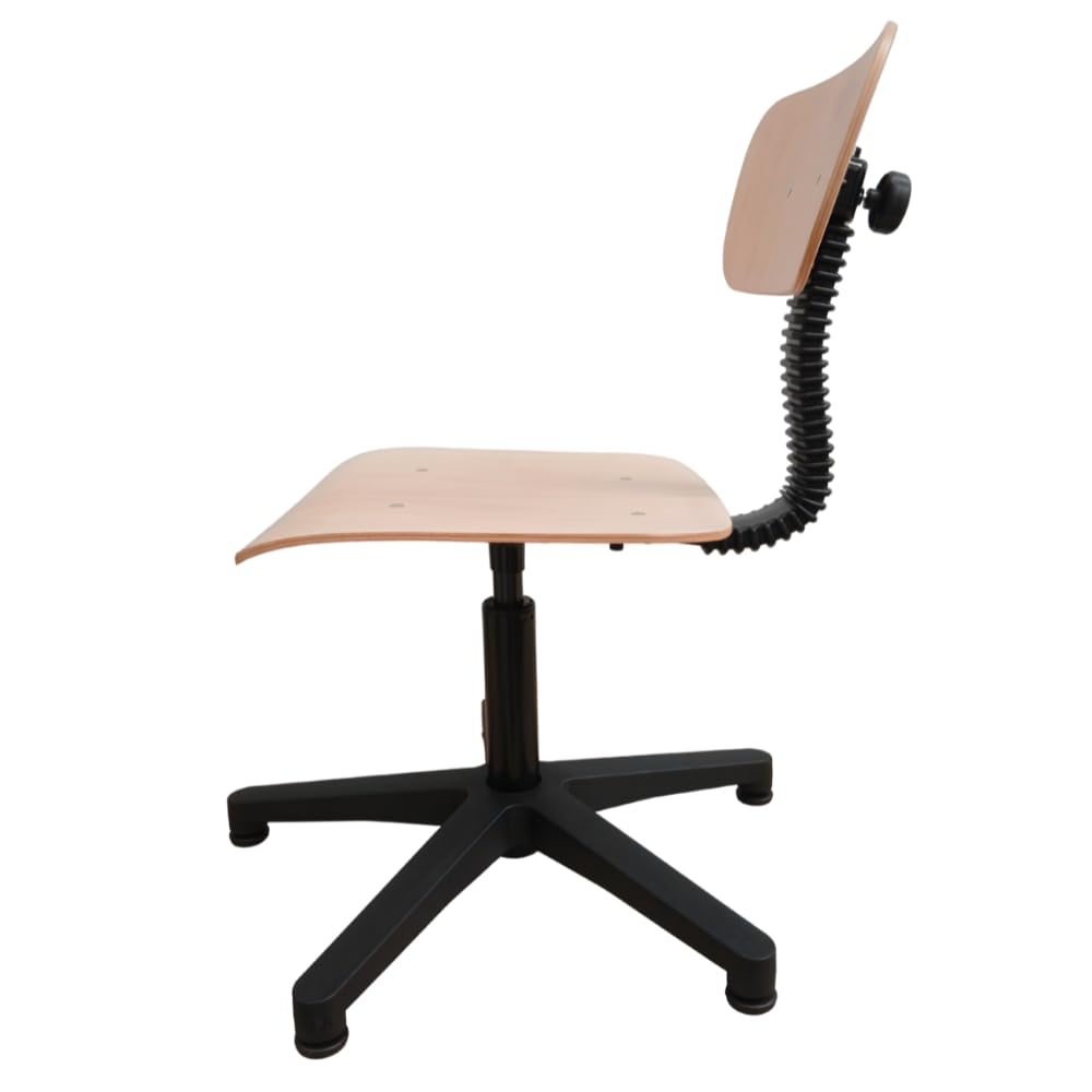 FITEX Sedia Operativa ARTEMIDE, Seduta da Lavoro per Ufficio, Studio, Smart Working e Postazioni Professionali - Legno di Faggio