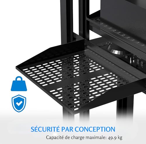 Tablette pour serveur surchauffé : solution de montage rack 19 pouces - 3