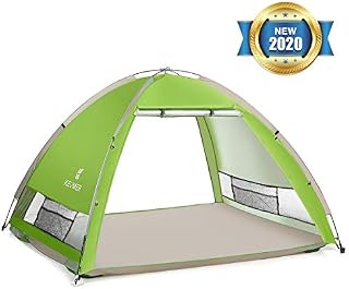SGODDE Large Pop Up Beach Tent 2020 New Large Anti UV Sun Shelter
