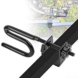 QCG Tree Stand Bow Holder - 360 Fork Rotation Angle Crossbow Holder Archery Compound Bow Hanger - Easy Installation Treestand Bow Rest for Hunting Accessory