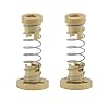 2pcs T8 Tr8x8 Anti Backlash Spring Loaded Brass Nut Elimination Gap (Acme Thread, 2mm Pitch, 4 Starts, 8mm Lead) for 8mm Acme Threaded T8x8 Lead Screw