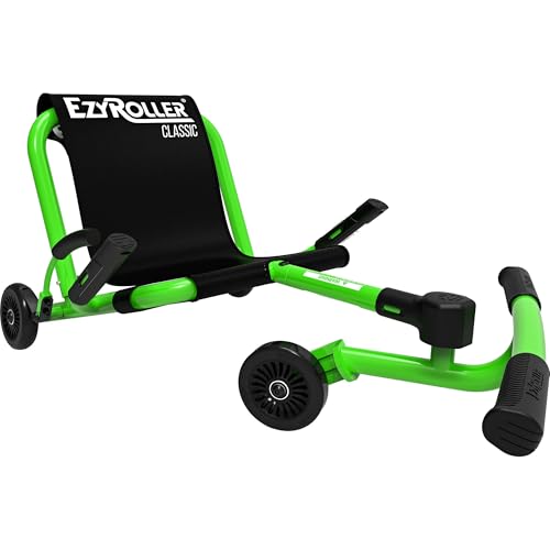 EzyRoller Classic Ride-On Scooter for Kids Ages 4+ - Green