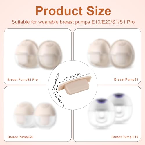 8 piezas tapa de pico para extractor de leche Goktvai de silicona miniatura 2