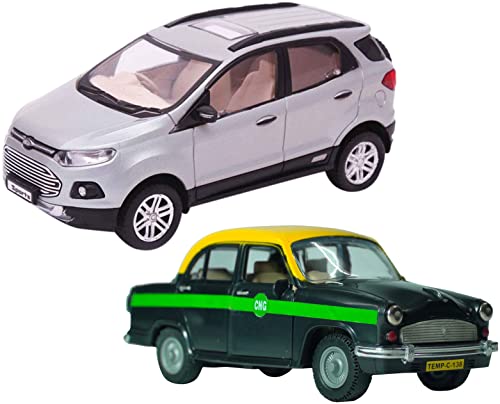 Image of CENTY Adult Toys Plastic Pull Back Car, 1 Pull Back Car, Multicolour&Centy Toys Ambassador Taxi /VIP Pull Back Car (Plastic