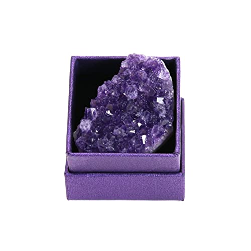 Namzi Amethyste Pierre Naturelle Pierre Précieuse, Amas Brut Pour Lithothérapie, Pierre Naturelle Lithothérapie, Méditation, Pierre d'Améthyste Naturelle, Amas de Amethyste, Chakras (50g)