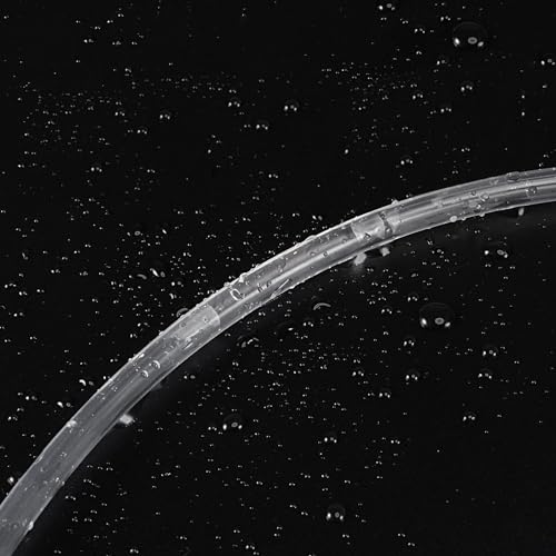 TA-VIGOR 5mm ID 7mm OD PVC Clear Vinyl Tubing, 2M Length Plastic Tube, Food Grade Flexible Water Pipe for Transfer Water, Oil, Air, Garden Irrigation, Water Hose, Fish Tank, Aquarium - Image 2
