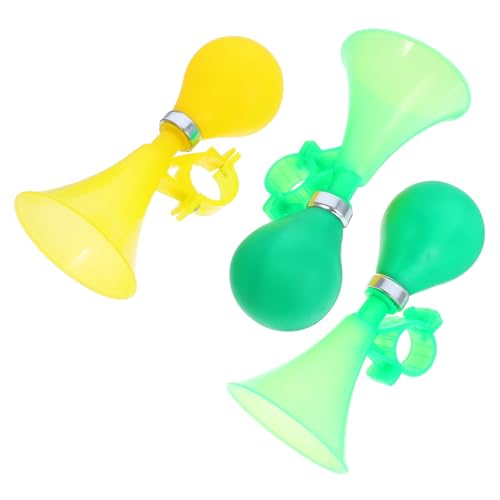 BESPORTBLE 3pcs Squeeze Bulb Bike Horn Electronic Bike Air Horn for Cycling Mountain Biking Scooter Random Color