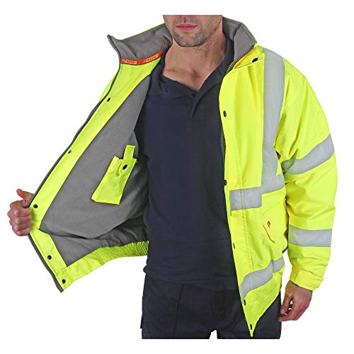 Bomber jacket satin jaune XXXL idéal pour illuminer vos sorties urbaines