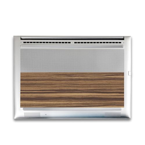 Image of Gaming Skin Compatible with HP Envy x360 16 inch (2023) - Dark Zebra Wood - Premium 3M Vinyl Protective Wrap Decal Cover - Easy to Apply | Crafted in The USA by MightySkins