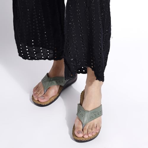 Image of TRASE Slippers for Women Stylish Flat | Comfortable Orthopedic Soft Chappals | Lightweight Ortho Footwear for Ladies