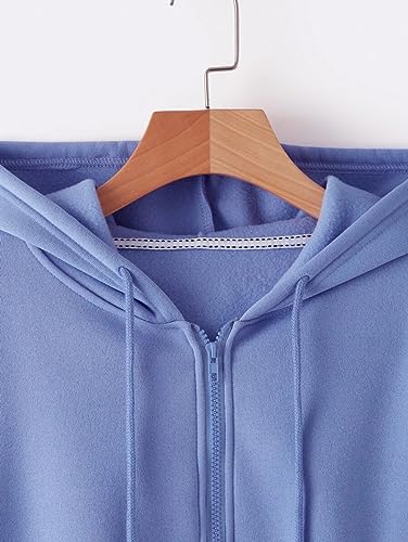 Image of Crop Hooded Sweatshirt for Women Winter Wear Crop Hoodie