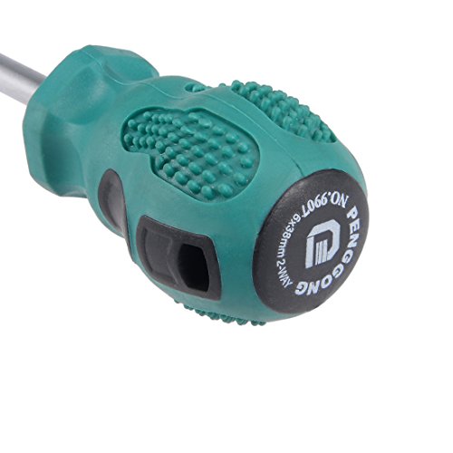Image of uxcell #2 Phillips Screwdriver 1.5 Inch Round Shaft Non Slip Comfortable Handle