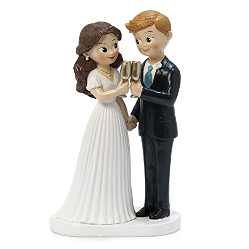 Mopec Y220 Figurine pour gâteau toast Marié blond 19,5 x 11,8 cm Multicolore Grand format
