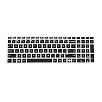 Saco Silicone Skin Keyboard Cover Compatible for 2019 and 2018 HP Pavilion 15-cs0053cl 15.6 inch Laptop – Black