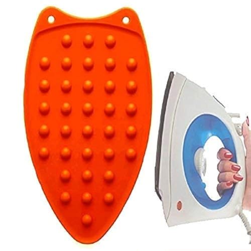 MeeTo Silicone Iron Mat Heat-Resistant Rest Pad Flexible Waterproof Insulation Mat Ironing Board