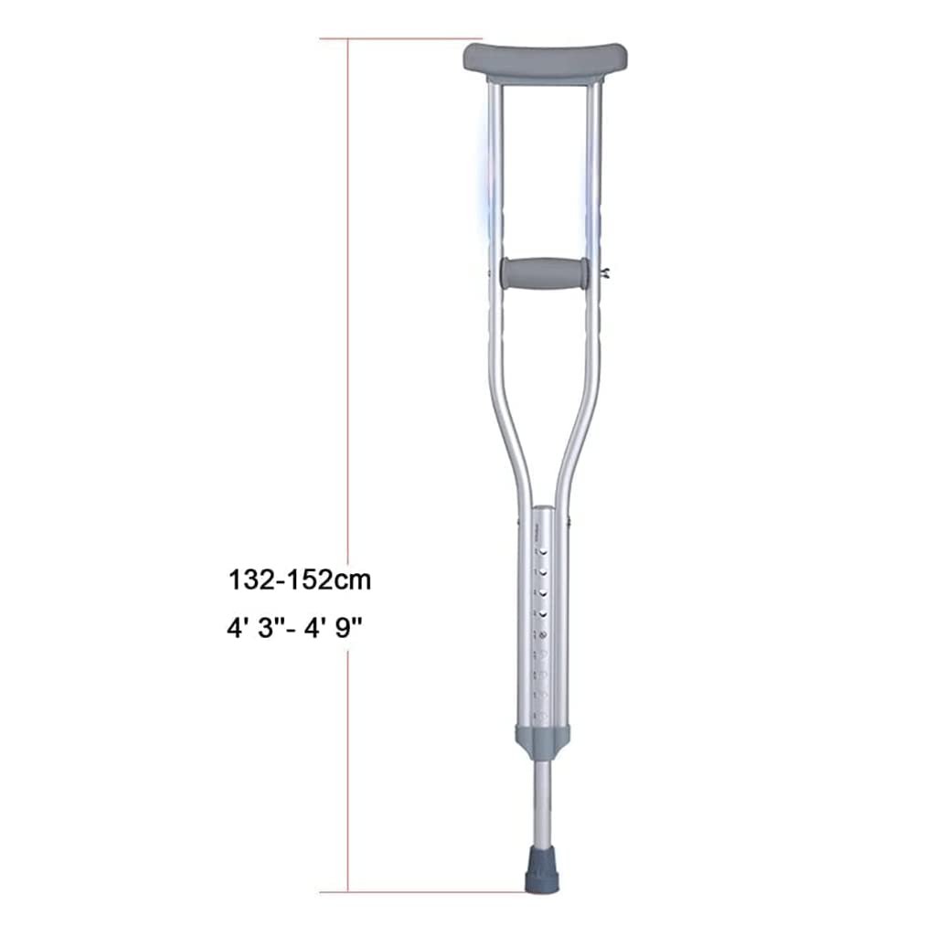 LIOONS Muletas de antebrazo, Bastones de Aluminio Ligeros Ajustables, Asas ergonómicas, Bastones Antideslizantes para Caminar y Caminar