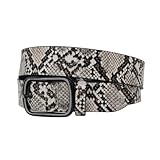 Améliorez vos styles avec la ceinture à imprimé animal pour femme, utilisez du cuir synthétique sélectionné et des motifs imprimés animaux qui ajoutent une touche de sophistication à n'importe quelle tenue.