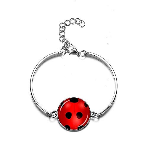 KIRALOVE Pulsera Lady Bug Metal Mariquita