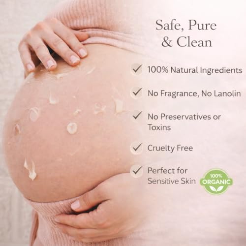 Image of Irene Organics Belly Bundle - 5 Piece Pregnancy Skincare Gift Set with Organic Belly Butter & Natural Body Oil for Stretch Marks (5 piece set)