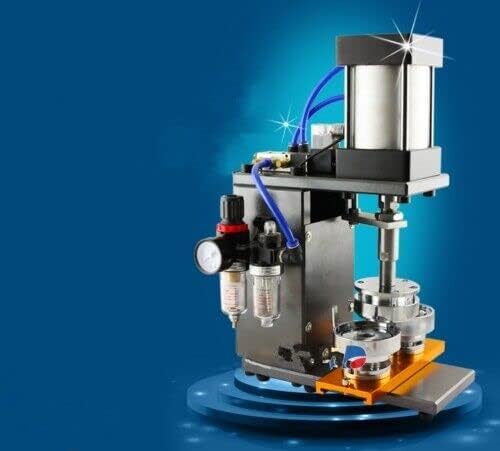 Pneumatic Badge Machine Press Card Machine DIY Badge Making Equipment