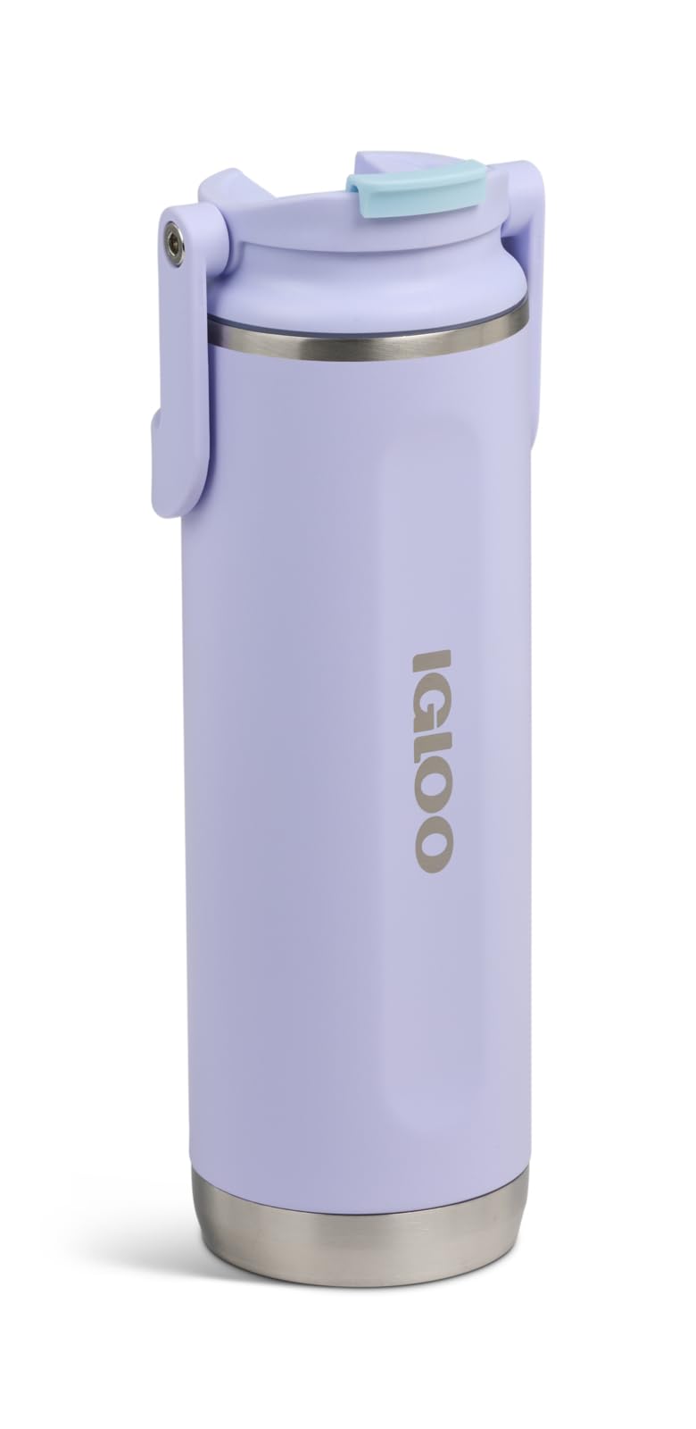 Igloo 20 Oz Stainless Steel Flip 'n' Sip Tumbler, Lilac Breeze