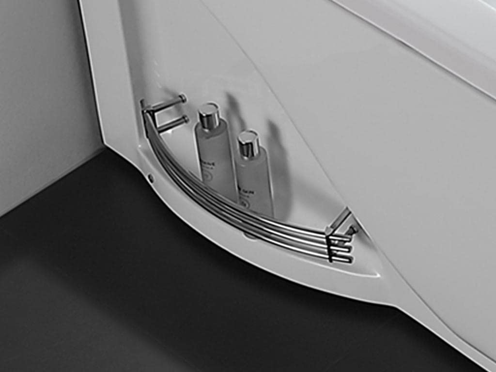 RAFINA - Vasca da bagno a 2 posti, 385 l, 181 x 121 x 65 cm, angolo sinistro, confezione singola