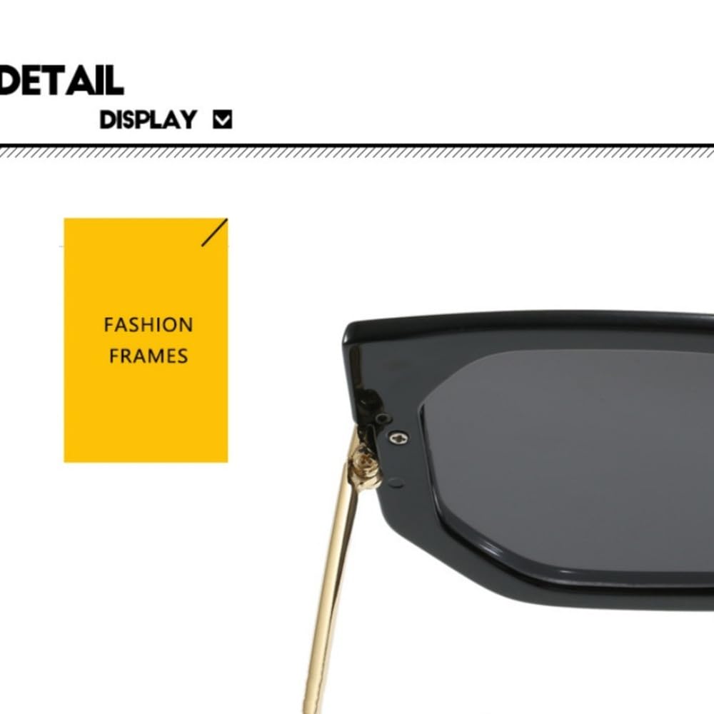 Modne damskie okulary przeciwsłoneczne w stylu vintage, duże, metalowe oprawki, męskie okulary przeciwsło
