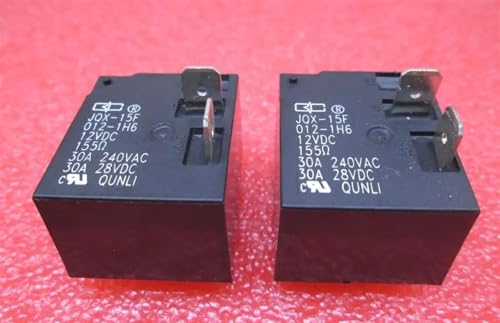 Relais JQX-15F-012-1H6 12V haute puissance 30A pour commutation stable