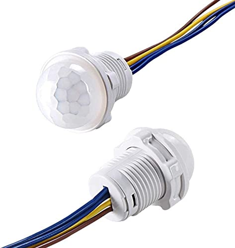 Mini Interruttore Sensore PIR da Guardaroba 110V 220V Sensore di Movimento a Infrarossi PIR Rilevamento Automatico Interruttore Luce Trattamento Pratico