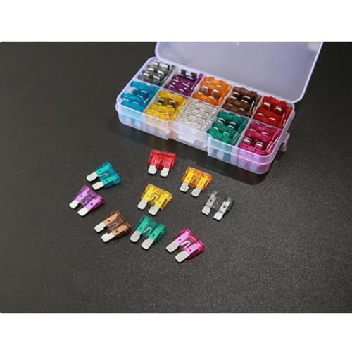Fusible para automóvil 100 piezas Aleación para automóviles medianos 2A a 35A miniatura 3