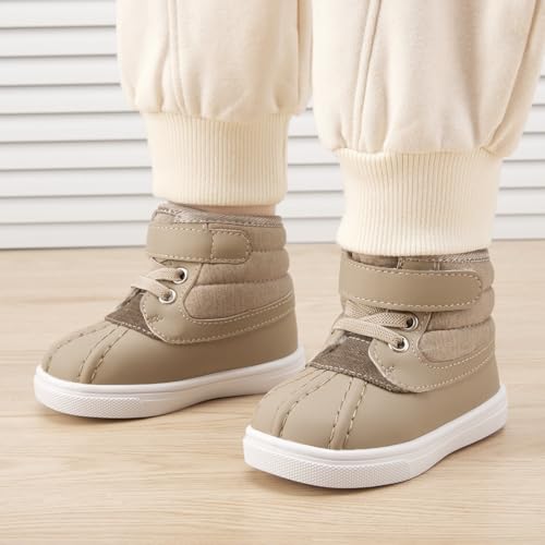 BMCiTYBM Baby Snow Boots Boys Girls Winter Infant Shoes Anti-Slip 6 9 12 18 24 Months Faux Fur3