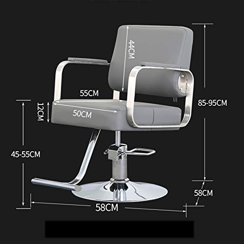 Hair Cutting Salon Chair Barber Chairs Beauty Personal Care Chairs All Purpose Reclining Hydraulic Hair Styling Chair Hair Salon Salon Styling Beauty Equipment (Color : B) - Image 2
