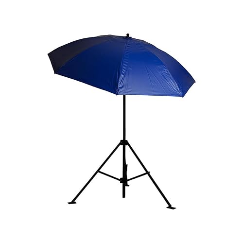 Lapco FR LAP-UM7VBX - Paraguas de construcción resistente, vinilo, sin funda, 7 pies, color azul