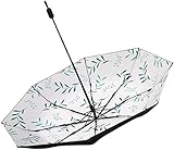 PARAGUAS COMPACTO Y LIGERO: Parasol Ligero, lo que le permite guardarlo en cualquier lugar, a prueba de rayos UV, a prueba de viento, adecuado para la playa de verano.