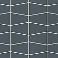 Bedrosians Marin Trapezoid 8 in. x 13 in. Matte Midnight Tide (Navy Blue) Porcelain Mosaic Tile (7.49 sq. ft./Case)