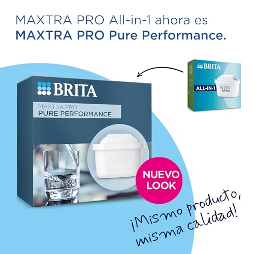 BRITA Cartucho Filtrante de Agua MAXTRA PRO Pure Performance (All-in-1) Pack 6 | Recambio original para todas las jarras BRITA para agua de sabor puro - filtra PFAS, cloro, cal y metales - Imagen 3
