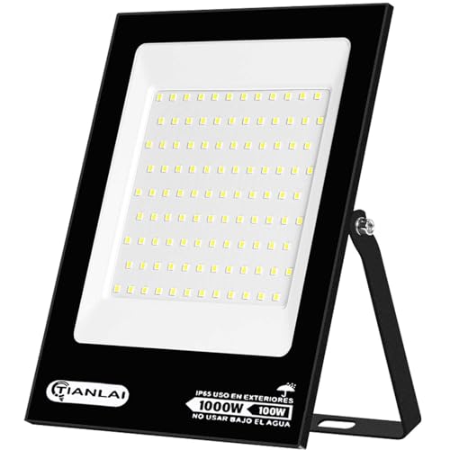 Opiniones y reviews de Reflectores para exteriores , listamos los 10 mejores. 50 Reflector LED Exterior 100W, 4200lm, 6500K, IP65 Impermeable, Ángulo 120°, Cuerpo de Aluminio, Disipación Rápida y Larga Vida 50,000h, Lámpara Exterior para...