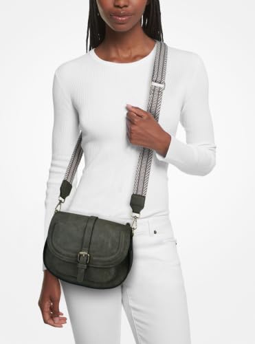 Image of AFKOMST Crossbody Bags for Women,Small Saddle Purse and Boho Cross Body Handbags,Vegan Leather