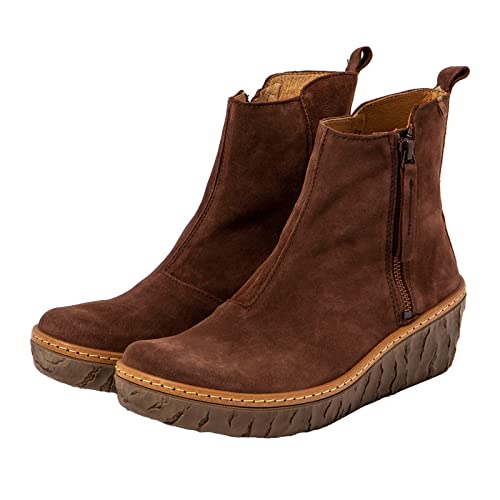 El Naturalista Para Mujer. 2516711FQ005_012 Botines De Piel N5167 Myth Yggdrasil MarróN -Altura TacóN 5,7Cm- (39), 5 A 8Cm, Cremallera, Casu - 2