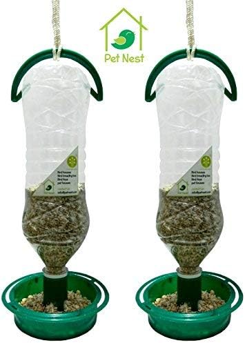PetNest DIY Soda Bottle Bird Feeder Pack of Two