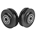 FTVOGUE 2PCS U- Wheel U Type Bearing Pulley Roller Bearing Sliding Door Floor for Driving Mechanical Equipment Doors and Windows