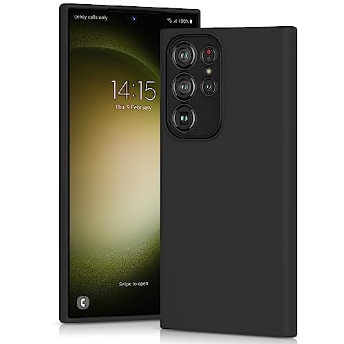 YATWIN für Samsung Galaxy S23 Ultra Hülle, Premium Silikon Handyhülle mit Kameraschutz, Seidig-Weicher Berühren Ultra Dü...