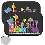 🦓【Protección Confiable】La visera solar está hecha de materiales anti-ultravioleta, que pueden bloquear más del 97% de los rayos ultravioleta dañinos, manteniendo el clima en el automóvil en condiciones agradables, especialmente para bebés y niños pequeños que no están en riesgo de quemaduras solares.