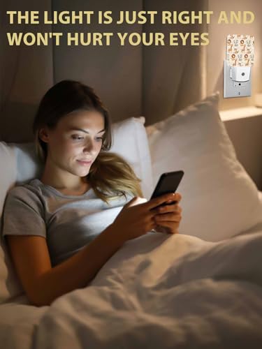 Lámpara de noche con sensor luz ambiente y enchufe miniatura 6