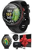 Garmin Approach S70 (Black, 47mm) Golf GPS Watch - AMOLED Display, Virtual Caddie & Playslike Distance - Gift Box Bundle with PlayBetter Screen Protectors, Wall Adapter & Hard Case