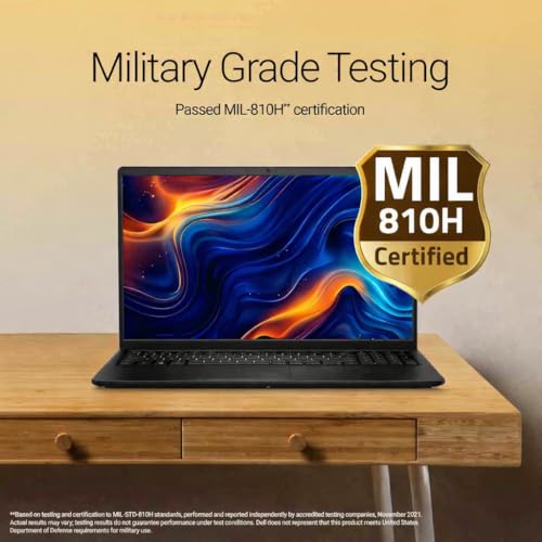 Image of Dell 15 (Previously Inspiron), R5-7520U Processor, 8GB LPDDR5 RAM, 512GB SSD, FHD 15.6 inch /39.62 cm Display, Windows 11 Home, Carbon Black, 1.63kg, Standard Keyboard, 15 Month McAfee, Thin & Light Laptop