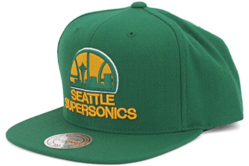 Gorra Vintage Logo Básico Verde Seattle Supersonics miniatura 1